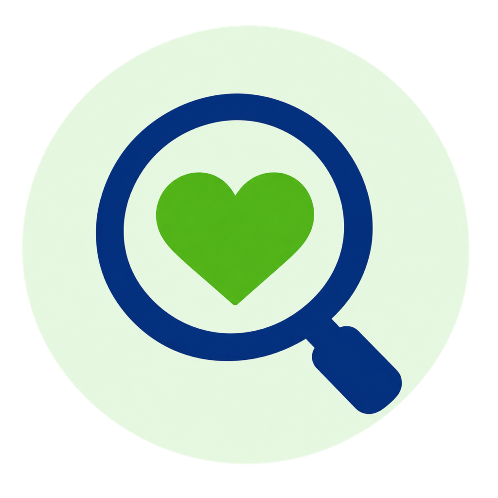 navy_magnifying_glass_with_green_heart